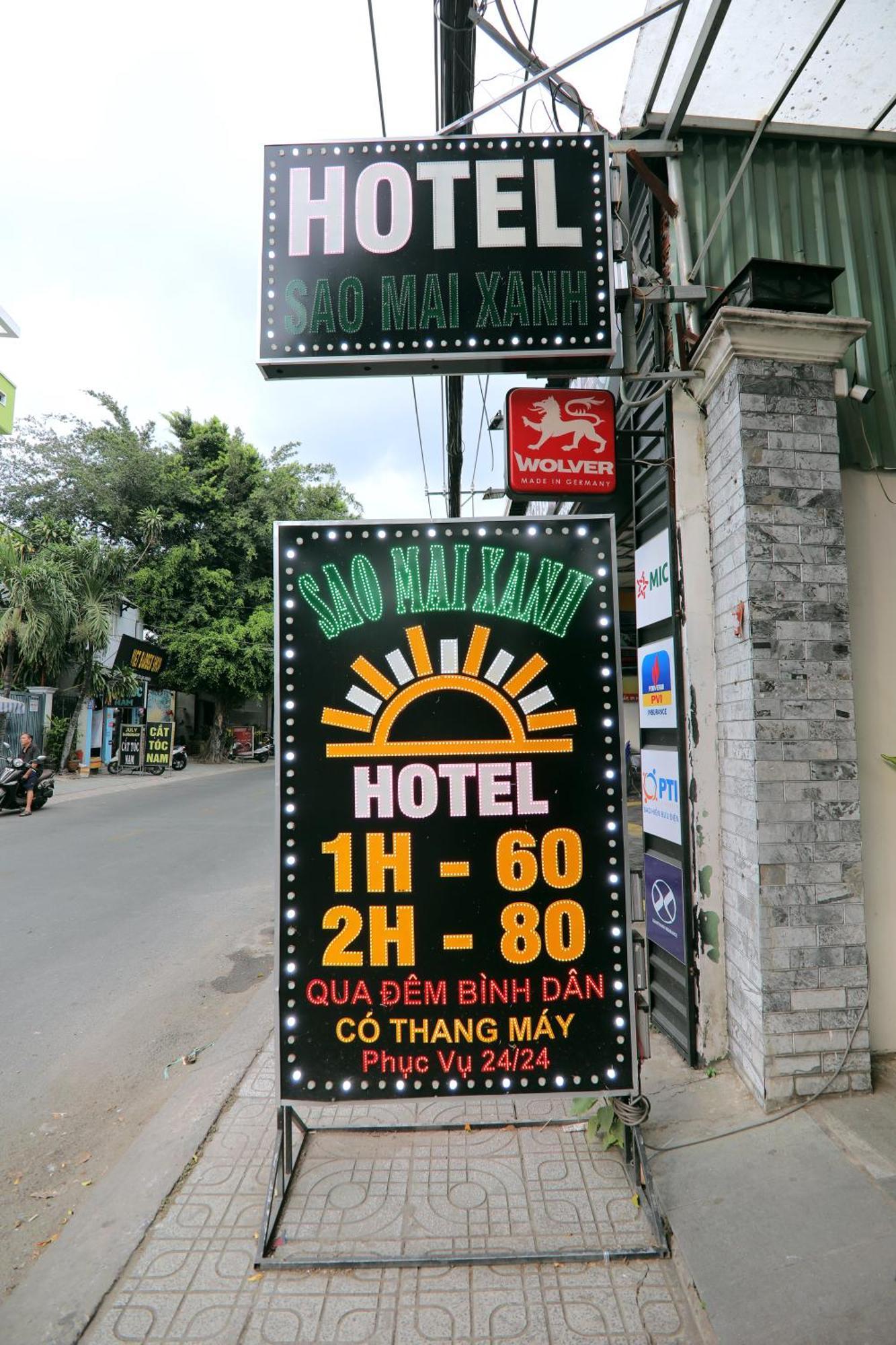 Khach San Sao Mai Xanh - Sao Mai Xanh Hotel Ciudad Ho Chi Minh  Exterior foto